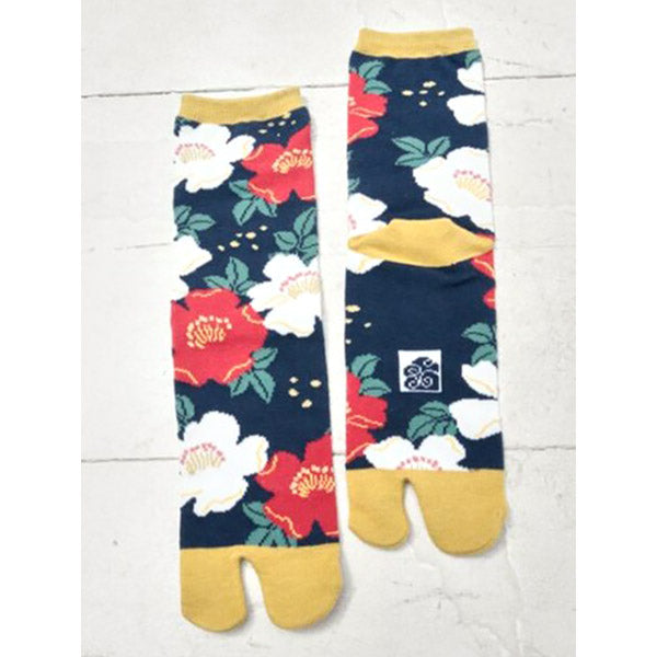 Chaussette Tabi Moutarde - Made in Japan | Moshi Moshi Paris