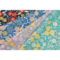 Tissu Japonais - Kavely Motif Fleur | Moshi Moshi Paris
