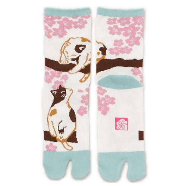 Tabi Chat Sakura - Chaussette Japonaise | Moshi Moshi Paris