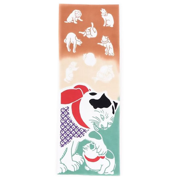 Tenugui Japonais Chat - Moshi Moshi Boutique Paris
