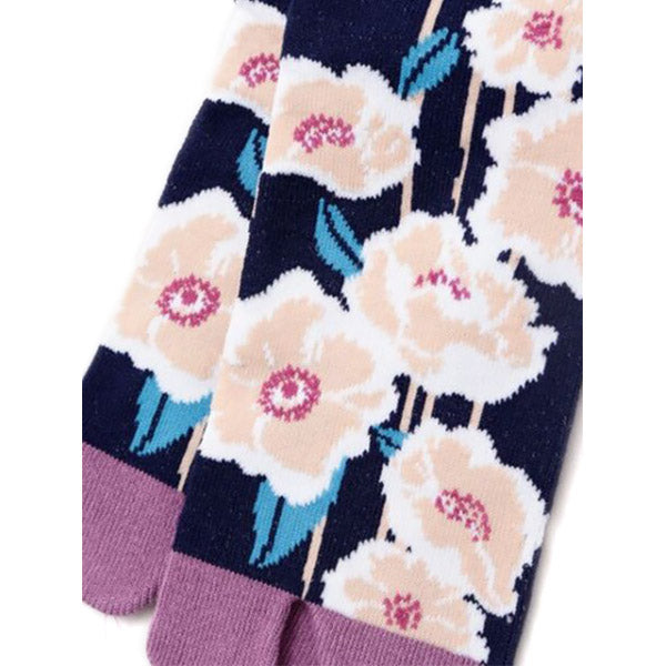 Chaussette Tabi Nara Mauve - Made in Japan | Moshi Moshi Paris