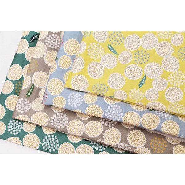 Tissu Japonais Plum - Fleur | Moshi Moshi Paris