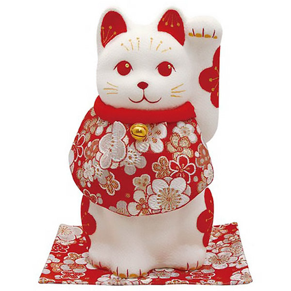 Chat Maneki Neko - Red Flower | Moshi Moshi Paris Japan