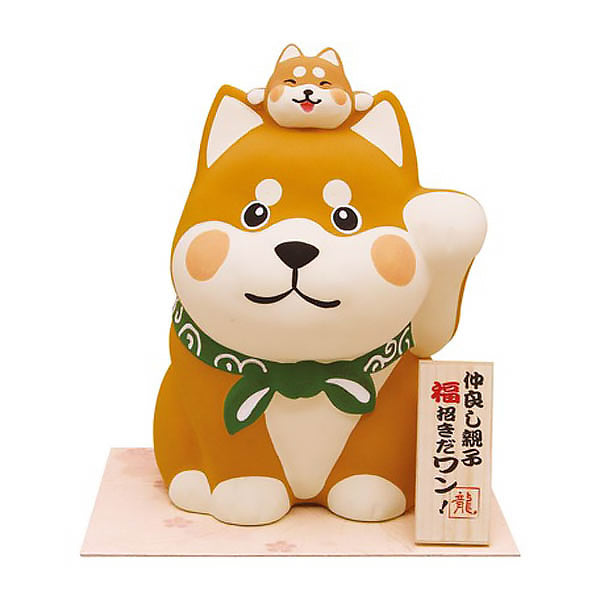 Tirelire Shiba Inu - Happy Family | Moshi Moshi Paris Japan