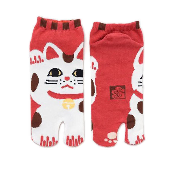 Chaussette Tabi Maneki neko - Chaussette Japonaise Orteil | Moshi Moshi Paris