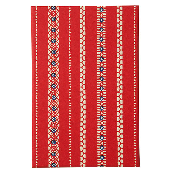 Carnet Yuzen Stampbook - Kozui Rouge | Moshi Moshi Paris Japan
