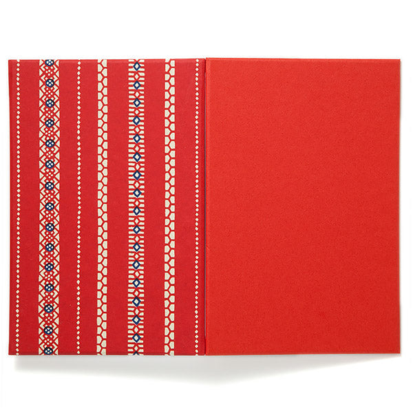 Carnet Yuzen Stampbook - Kozui Rouge | Moshi Moshi Paris Japan