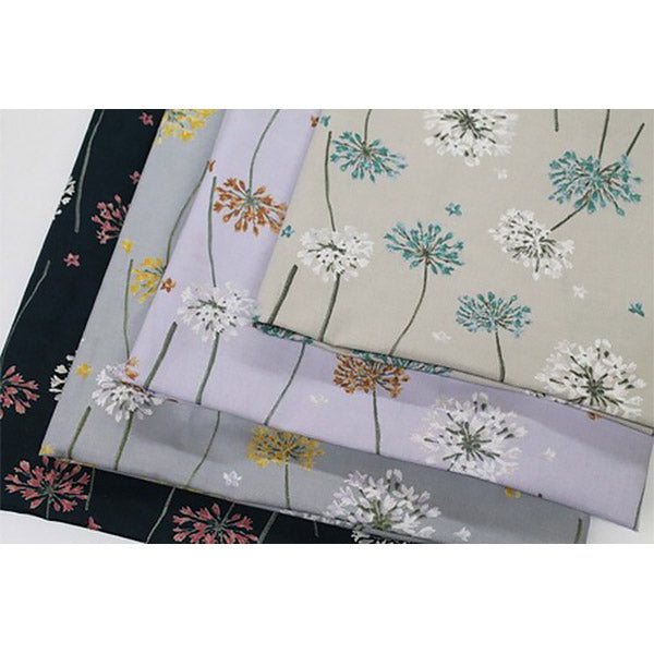 Tissu Japonais - Fleur Pissenlit | Moshi Moshi Paris