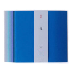 Papier Origami Japonais Bleu - Washi | Moshi Moshi Paris