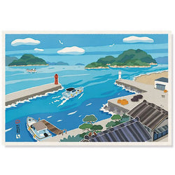 Carte Postale - Paysage Japonais | Moshi Moshi Papeterie Paris 1er