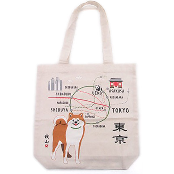 Tote Bag Shiba Inu - Tokyon | Moshi Moshi Paris Japan