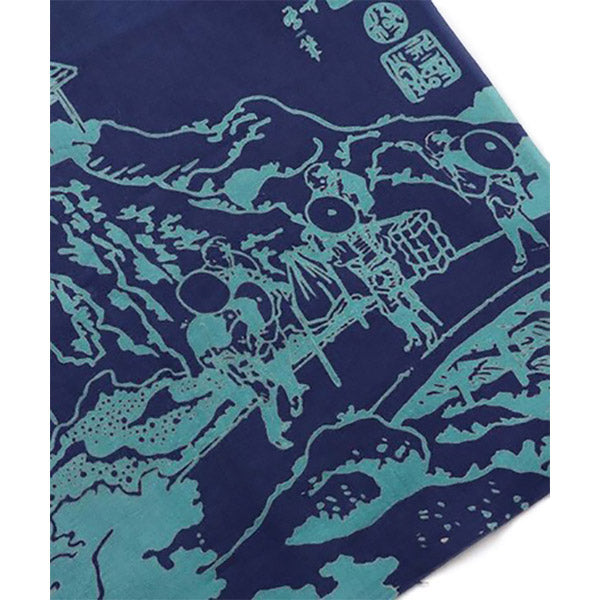 Tenugui Japonais - Kiso Kaido | Moshi Moshi Paris Boutique
