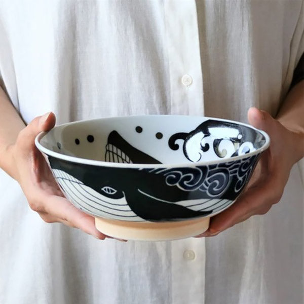 Bol Ramen Whale - Baleine | Moshi Moshi Vaisselle Japonaise Paris