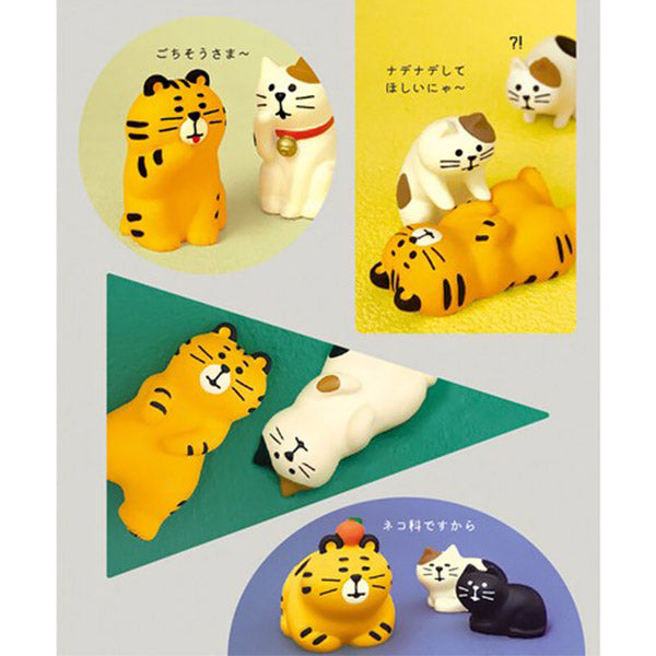 Mini Figurine - Tigre Licking | Moshi Moshi Boutique Japonaise