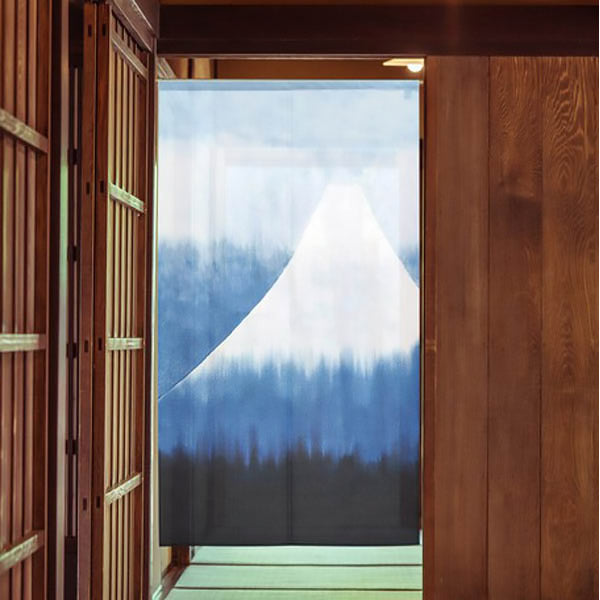 Noren Mont Fuji Neige - Déco Japonaise | Moshi Moshi Paris