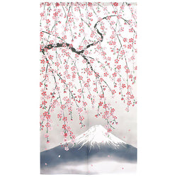 Noren Sakura Fuji - Déco Japonaise | Moshi Moshi Paris