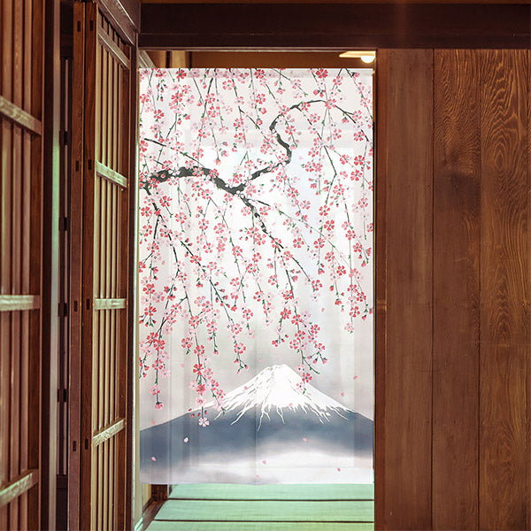 Japanese Noren Curtan - Les Fls de Mle Japanese Noren Curtan - Les Fls de Mle
