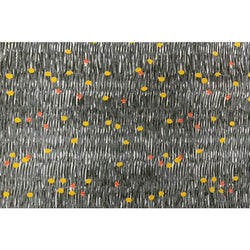 Tissu Japonais Ame - Noir | Moshi Moshi Paris Boutique