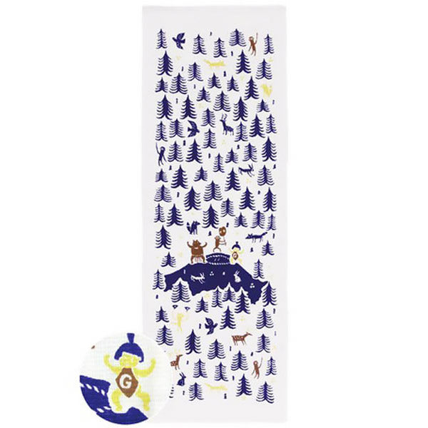 Serviette Linge Japonaise - Peach Boy | Moshi Moshi Paris