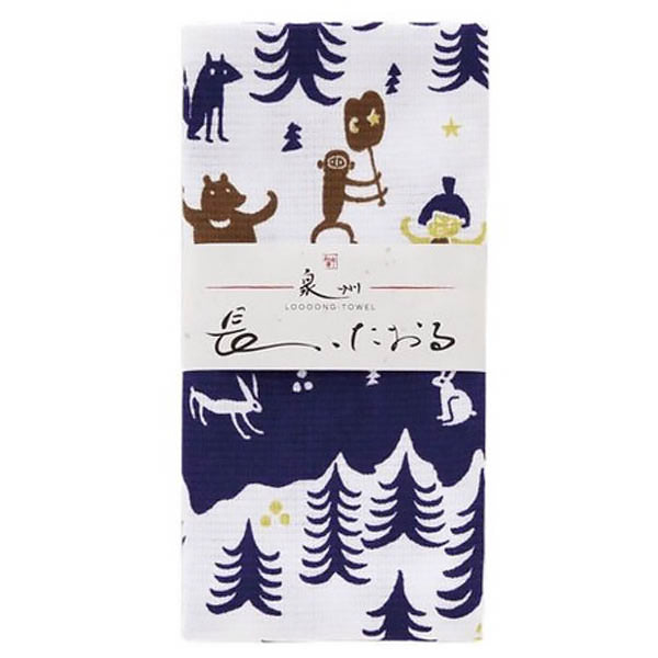 Serviette Linge Japonaise - Peach Boy | Moshi Moshi Paris