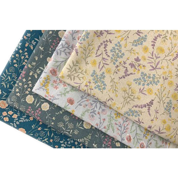 Tissu Japonais Isako - Navy, 100X100CM
