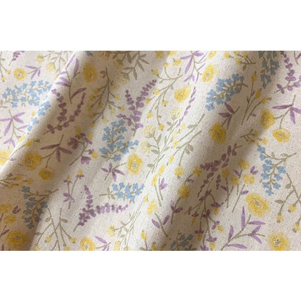 Tissu Japonais Isako - Beige | Moshi Moshi Paris Boutique