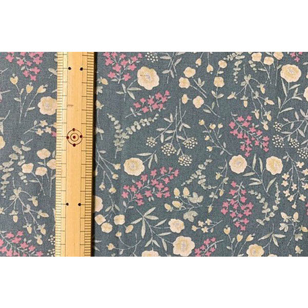 Tissu Japonais Isako - Gris | Moshi Moshi Paris Boutique