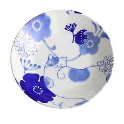 Assiette Chat Hohonneko - Porcelaine Japonaise | Moshi Moshi Paris