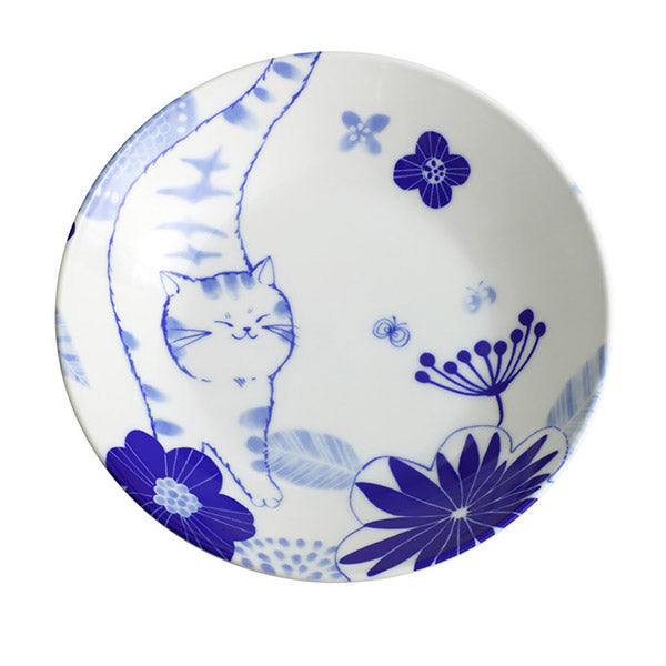 Assiette Chat Hohonneko Mugi - Made in Japan | Moshi Moshi Paris