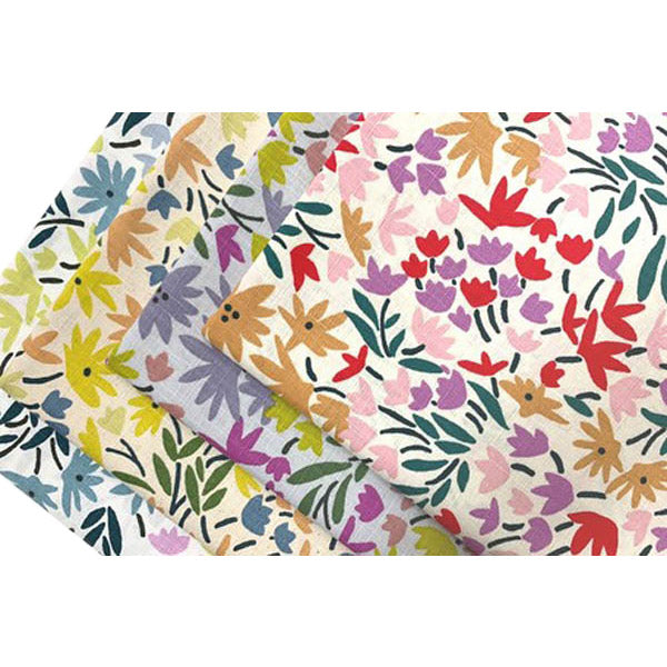 Tissu Japonais Izo - Rose | Moshi Moshi Paris Boutique