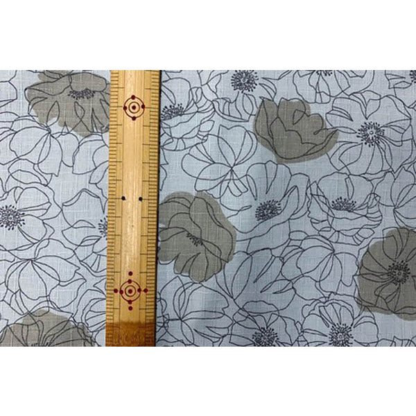 Tissu Japonais Miyama - Bleu | Moshi Moshi Paris Boutique