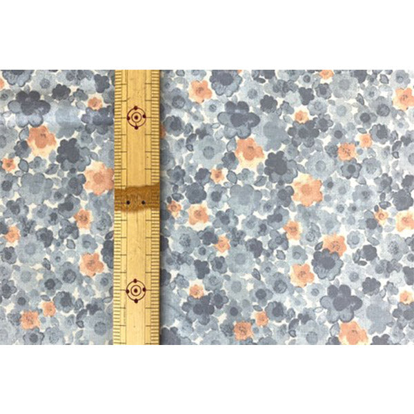 Tissu Japonais Watercolor - Bleu | Moshi Moshi Boutique Paris