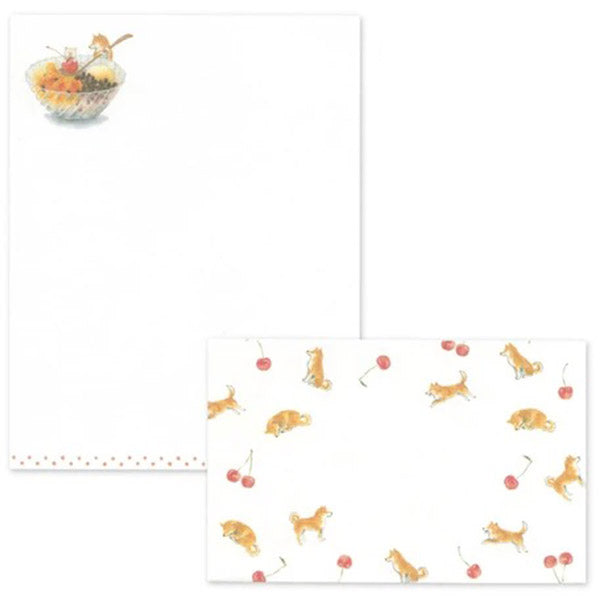 Papier Lettre & Enveloppe Shiba - Kawaii et Design | Moshi Moshi 
