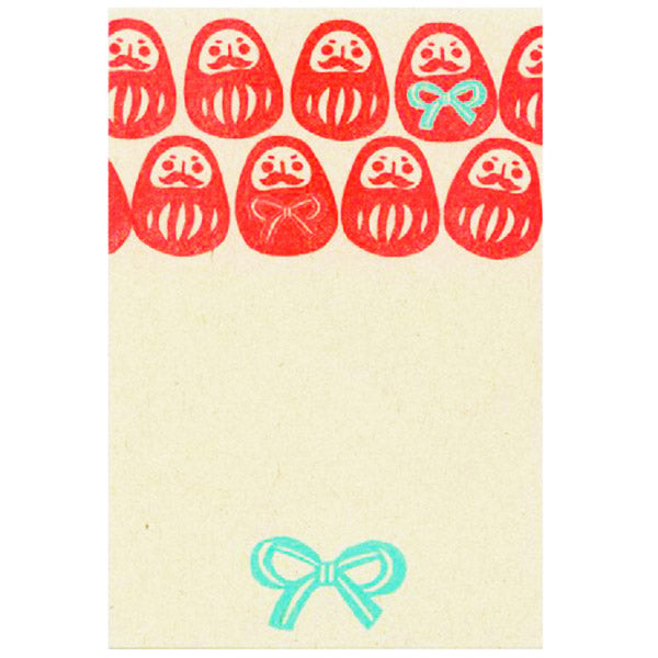 Carte Postale Daruma | Moshi Moshi Papeterie Japonaise Paris 