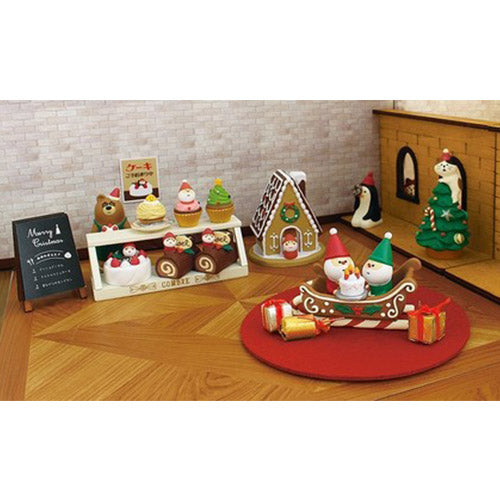 Mini Figurine Japonaise Kawaii - Ours Noel | Moshi Moshi