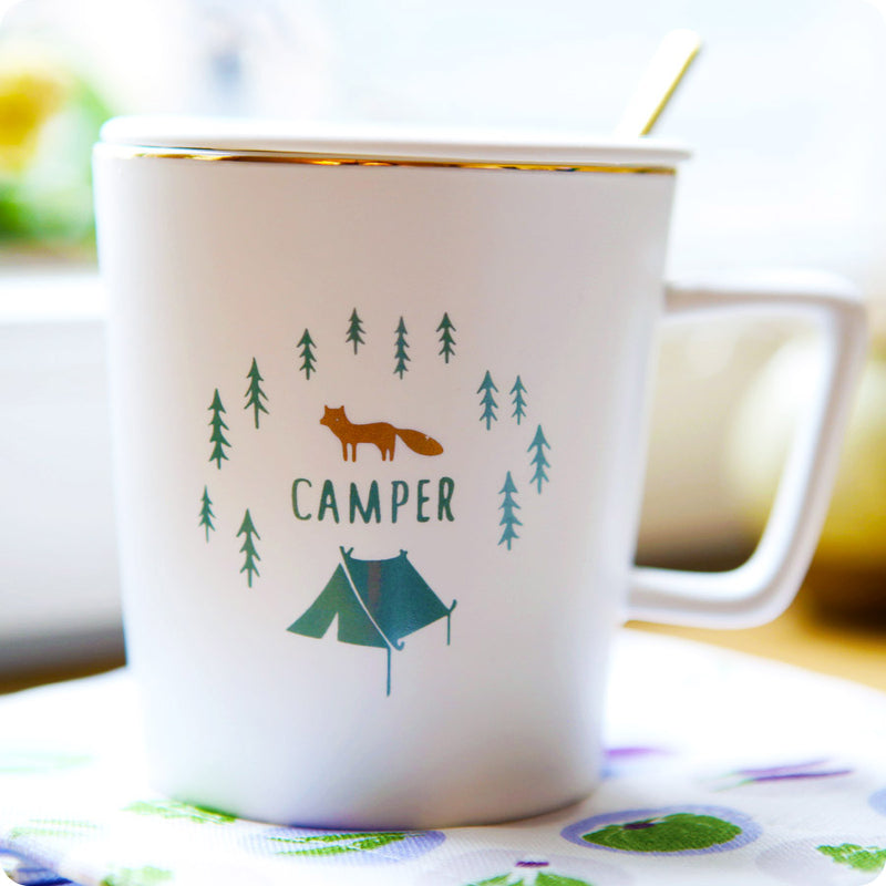 Tasse Kawaii Animaux - Renard Camper | Moshi Moshi Cadeaux