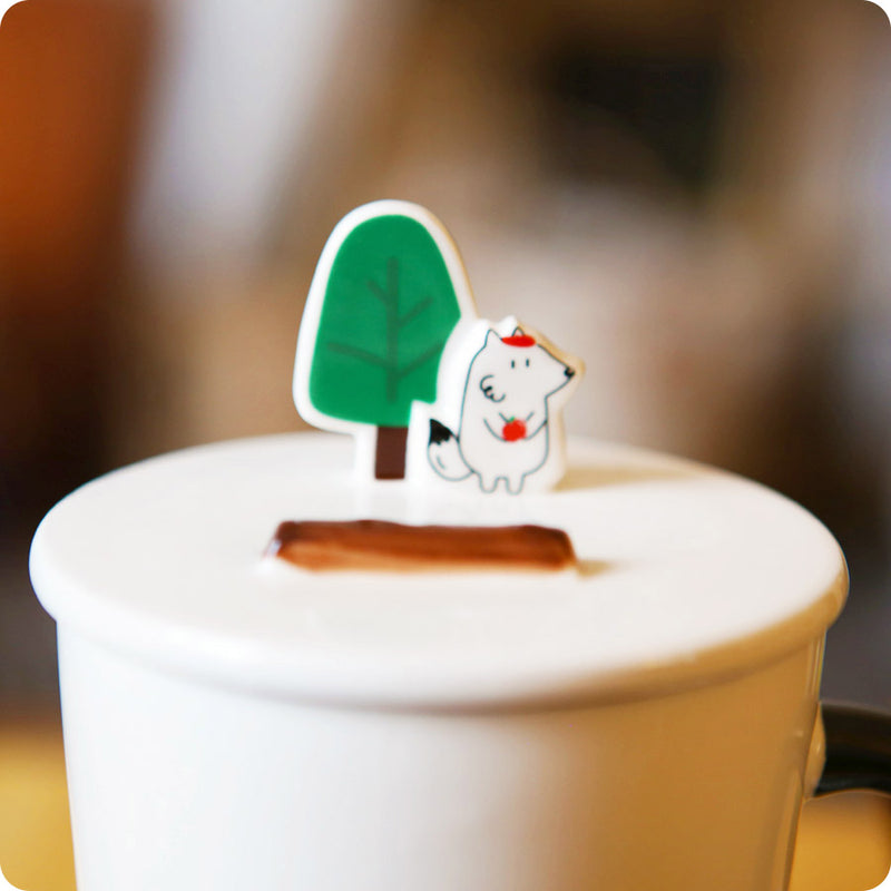 Tasse Support Portable, Kawaii Ecureuil | Moshi Moshi Cadeaux
