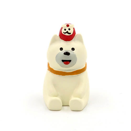 Mini Figurine - Ours Blanc Daruma