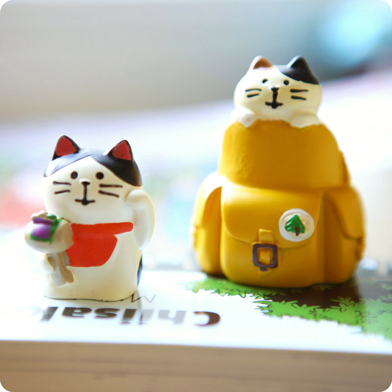 Mini Figurine - Chat Cartable