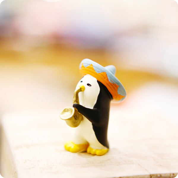 Mini Figurine - Pingouin Trompette