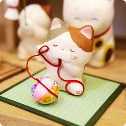 Figurine Chat Farceur - Made in Japan | Moshi Moshi Paris