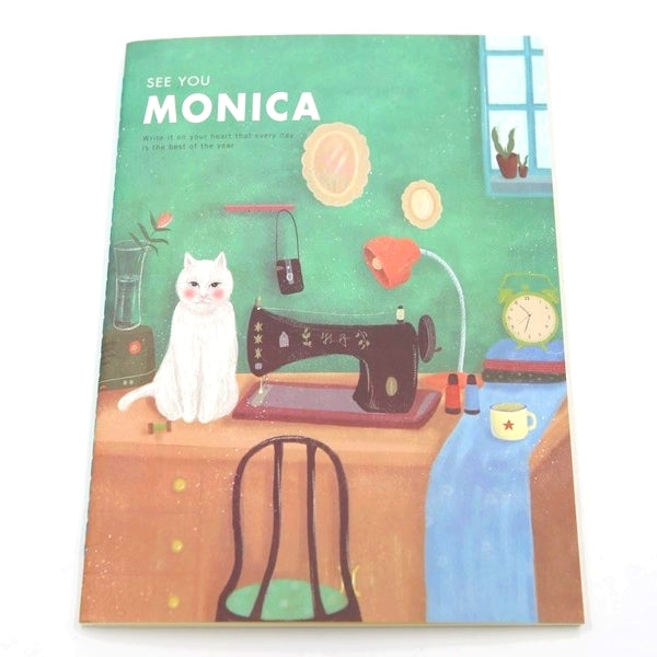 CAHIER CHAT MONICA AND COUTURE