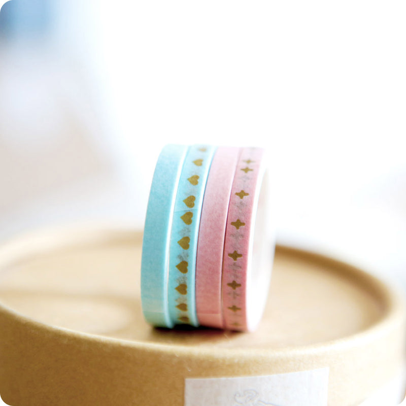 Masking Tape Couleur & Motif Cuivré