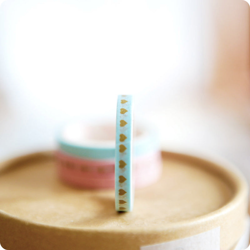 Masking Tape Couleur & Motif Cuivré