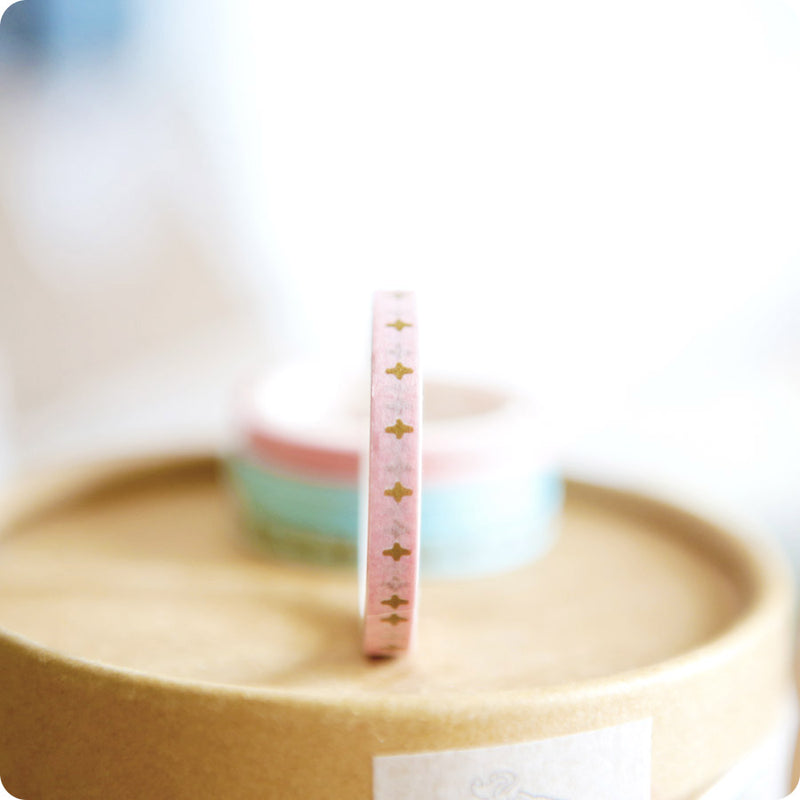 Masking Tape Couleur & Motif Cuivré