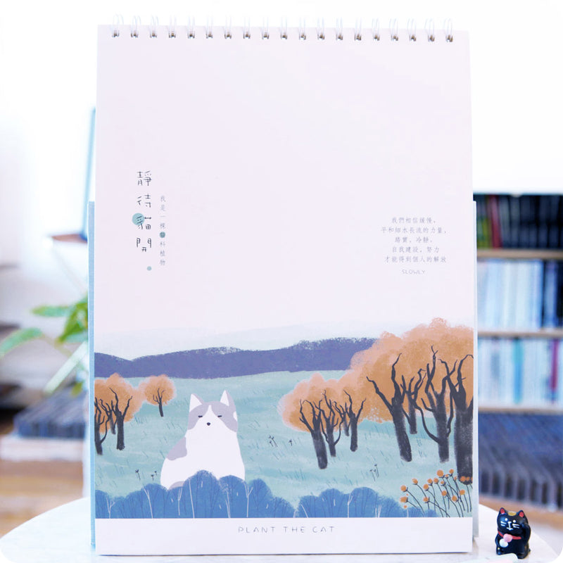 Sketchbook Kawaii Chat - Automne | Moshi Moshi Paris