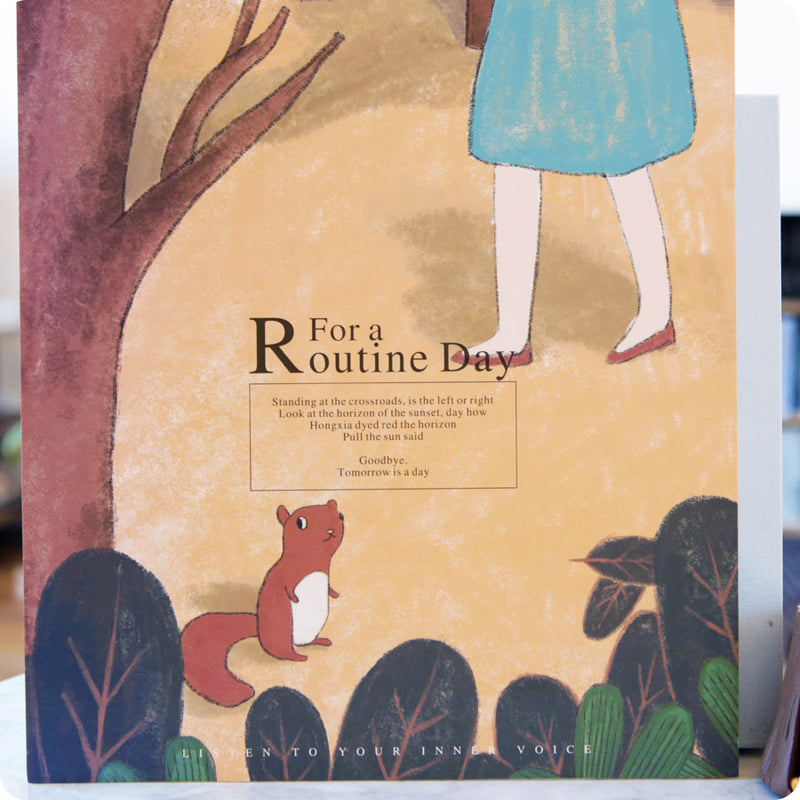 Sketchbook Kawaii Vintage - Ecureuil | Moshi Moshi Paris
