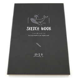 sketch book baleine - design et kawaii