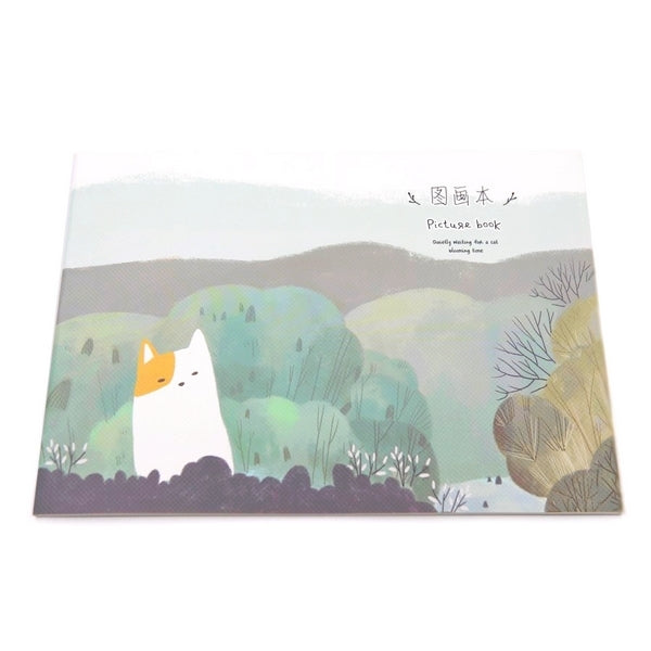 Sketch book kawaii chat - Mori printemps