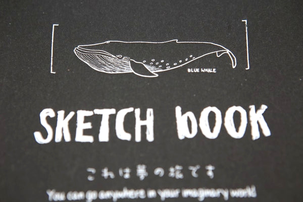 SKETCH BOOK BLUE WHALE